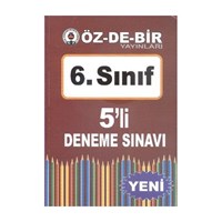 Özdebir 6. Sınıf 5li Deneme Sınavı (ISBN:8690101903786)