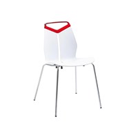 Tilia Max Sandalye Beyaz-Kırmızı 33830842