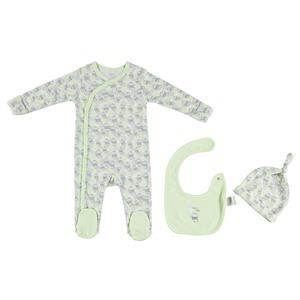 Baby&Kids Kedili Patikli Çıtçıtlı Tulum Set Mint 9 Ay 26568495