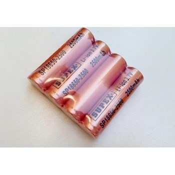 Supex 2500MAh SP18650-2500 3.7V Şarjlı Lityum Pil