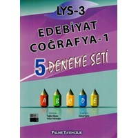 Palme LYS 3 Edebiyat Coğrafya-1 5 Deneme Seti (ISBN: 9786053553618)