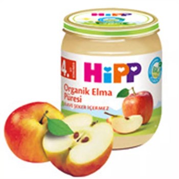 Hipp 3x125 gr Organik Elma Püresi