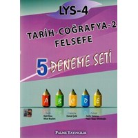 Palme LYS 4 Tarih Coğrafya 2 Felsefe 5 Deneme Seti (ISBN: 9786053553649)