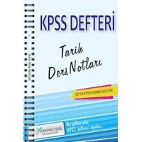 KPSS Tarih Ders Notları X Yayınları 2016 (ISBN: 9786059083461)