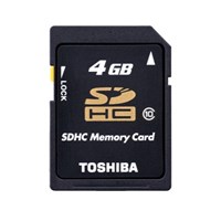 TOSHIBA 4GB SDHC CLASS 10 OKU:10MB/sn YAZ:10MB/sn
