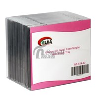 ELBA QD-524.02 1Lİ SİYAH 10.4mm CD Jewel Case