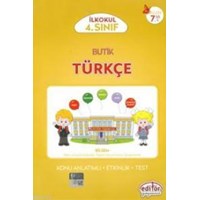 4.Sınıf Butik Türkçe Konu Anlatımlı - Etkinlik - Test (ISBN: 9786059217583)