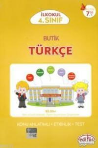 4.Sınıf Butik Türkçe Konu Anlatımlı - Etkinlik - Test (ISBN: 9786059217583)