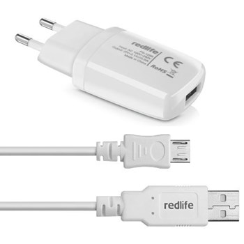 Redlife AGDS01072 Micro USB Tek Girişli 1A Duvar Şarjı Beyaz
