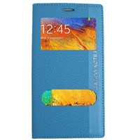 Magnum Galaxy Note 3 Magnum Pencereli Kılıf Mavi MGSCDEPUX26