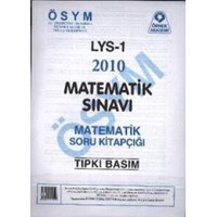 LYS-1 2010 Matematik Sınavı (ISBN: 9786055515409)