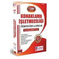 1.Sınıf 1.Yarıyıl Konaklama İşletmeciliği Öğreten Özet ve Sorular Lider Yayınları (ISBN: 9786053080268)