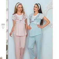 Haluk Baha 2'li Pijama Takım Mavi L 24718204