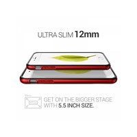Verus iPhone 6 Plus/6S Plus Case Iron Bumper Series Kılıf - Black Kiss Red