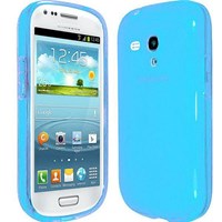Soft TPU Galaxy S3 Mini Slikon Mavi Kılıf MGSCFSUHIN7