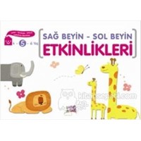 Sağ Beyin - Sol Beyin Etkinlikleri 4 - 5 - 6 Yaş (ISBN: 3990000029002)