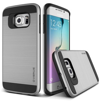 Verus Samsung Galaxy S6 Edge Case Verge Series Kılıf - Renk : Light Silver