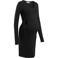 Bpc Bonprix Collection Emzirme Özellikli Örgü Elbise - Siyah 30009950