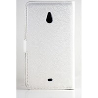 Nokia Lumia 1320 Kılıf Cüzdan Beyaz