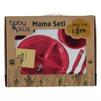 Baby&Plus Eco Friendly Mama Seti 5 Parça Kırmızı 33028827