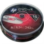 HP DVD+R DRE00060-3 8 5 GB 8X 10'lu Cake Box