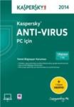 Kaspersky 5060373050373 Antivirus 2014 Türkçe 1 Kullanıcı