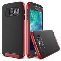 Verus Samsung Galaxy S6 Case Crucial Bumper Series Kılıf - Renk : Crimson Red