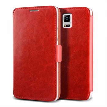 Verus Galaxy Note 4 Dandy Klop Diary Leather Case Red