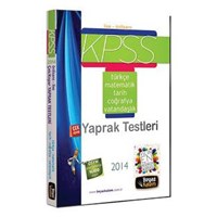 KPSS LISE ÖNLISANS YAPRAK TEST 2014 (ISBN: 9786054848065)
