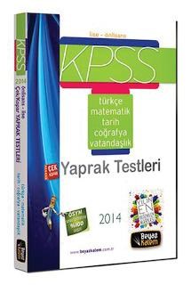 KPSS LISE ÖNLISANS YAPRAK TEST 2014 (ISBN: 9786054848065)