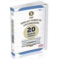 8. Sınıf TEOG TC İnkılap Tarihi ve Atatürkçülük 20 Deneme Sınavı Editör Yayınları (ISBN: 9786059217408)