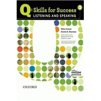 Oxford Yayınları Q Skills for Success Listening and Speaking 3 Student Book with Online Practice (ISBN: 9780194756129)