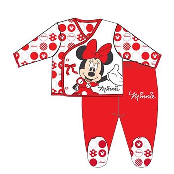 MINNIE MOUSE Mn4727 Kız Zıbın Takım Kırmızı 3-6 Ay (62-68 Cm) 21241748