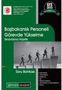 GYS Başbakanlık Personeli Görevde Yükselme Sınavlarına Hazırlık Soru Bankası 2015 (ISBN: 9786053180654)