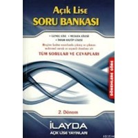 Açık Öğretim Lisesi Soru Bankası 2 Yardımcı Ders Kitabı (ISBN: 9786058652238)