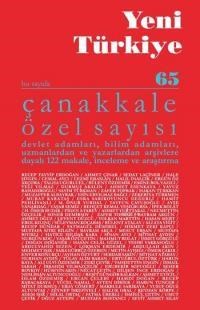 Çanakkale Özel Sayısı Sayı: 65 / Ocak Şubat 2015 (ISBN: 3000518100022)