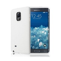 Microsonic Dot Style Silikon Samsung Galaxy Note Edge Kılıf Beyaz