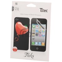 Ttec Iphone 4-4S Desenli Arka Yüzey Ve Ekran Koruy