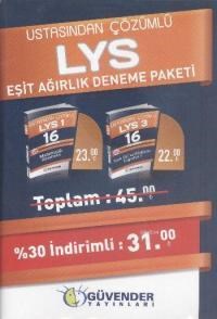 Ustasından Çözümlü LYS Eşit Ağırlık Deneme Paketi (ISBN: 9789755899619)