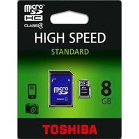 Toshiba 8 GB Micro SDHC Kart Class 4 C08GJBL5A