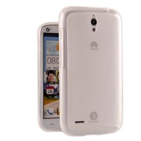 Microsonic Glossy soft Kılıf Huawei Ascend G610 Şeffaf Beyaz