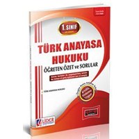 1.Sınıf 1.Yarıyıl Türk Anayasa Hukuku Öğreten Özet ve Sorular Lider Yayınları (ISBN: 9786059145695)
