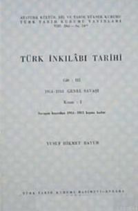 Türk İnkılabı Tarihi (Cilt 3-Kısım 1) (ISBN: 9789751603285)