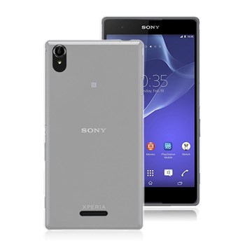 Microsonic Transparent Soft Sony Xperia T3 kılıf Beyaz