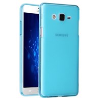 Microsonic Samsung Galaxy On7 Kılıf Transparent Soft Mavi