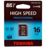 Toshiba 16GB SDHC Class 10 RAMSEC016GTOS120