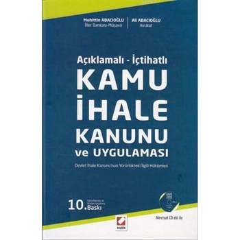 Kamu İhale Kanunu ve Uygulaması (ISBN: 9789750231629)