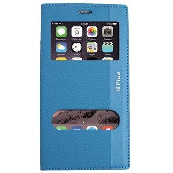 Magnum iPhone 6 Plus Magnum Pencereli Kılıf Mavi MGSBMNPQZ89