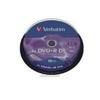 VERBATIM 8X 8.5GB 10 lu Cakebox DVD+R DOUBLE LAYER Çift Taraflı Boş Dvd