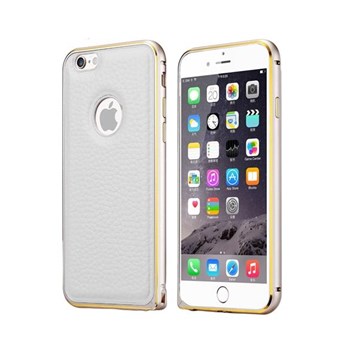 Microsonic Derili Metal Delüx iPhone 6 (4.7'') Kılıf Beyaz